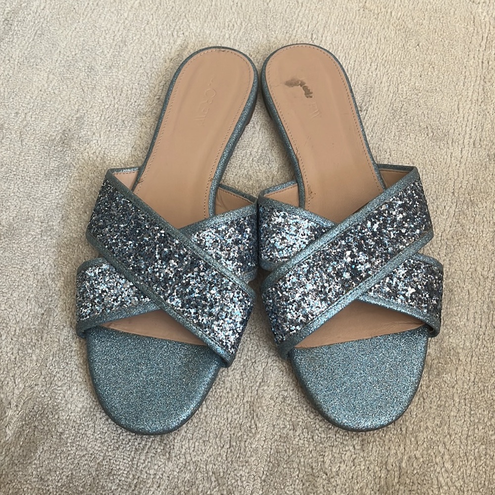 J. Crew flat sandals size 10